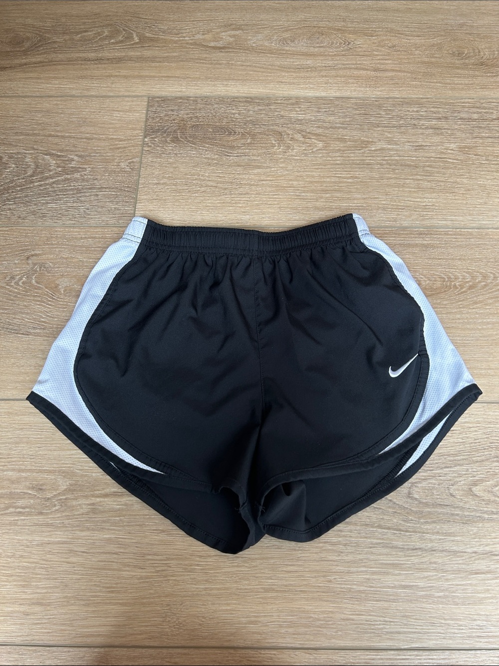 Nike Black and White Athletic Running Shorts